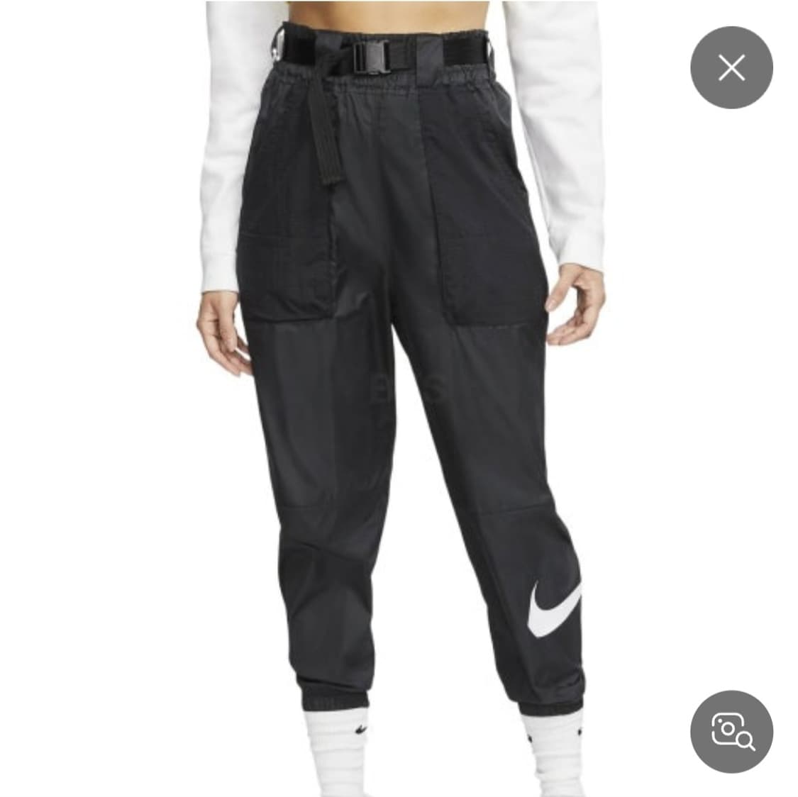 나이키 우먼스 스우시 스포츠웨어 우븐 팬츠 S 상품이미지2