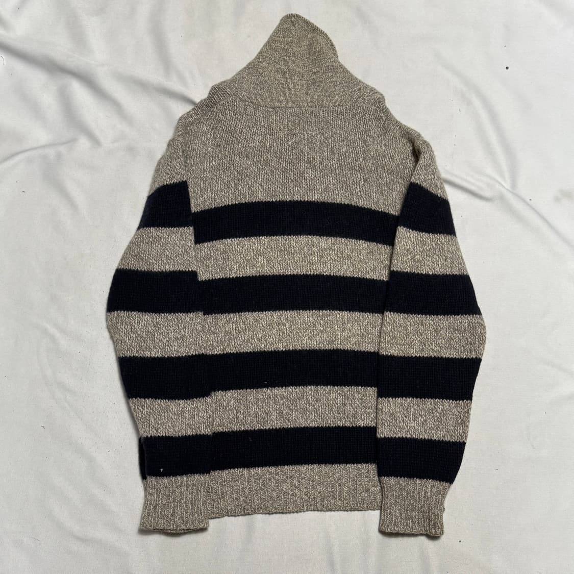 폴로랄프로렌 레드 포니 램스울 숄카라 스트라이프 니트 상품이미지3