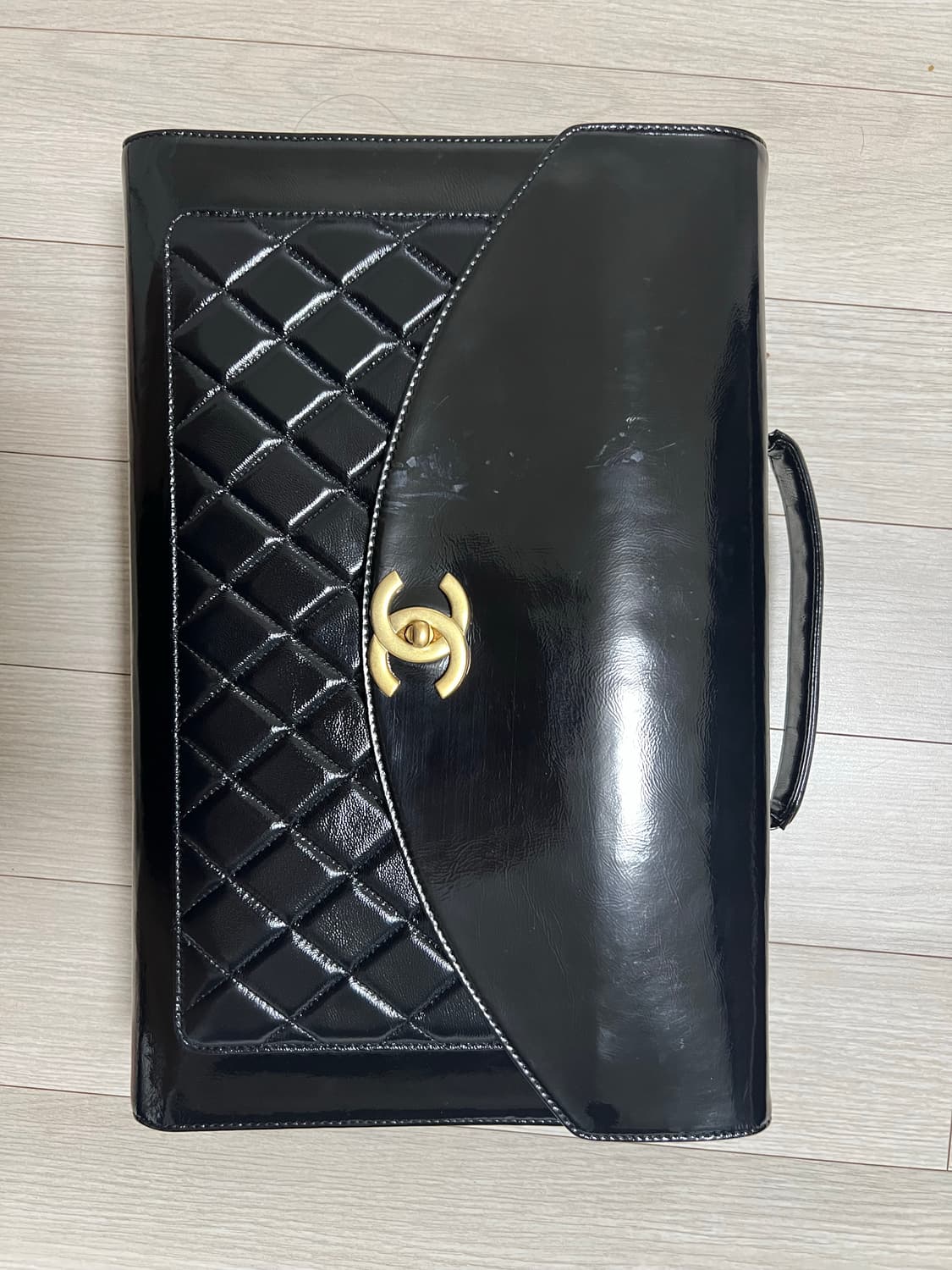 샤넬 브리프케이스 램스킨 서류가방 상품이미지5