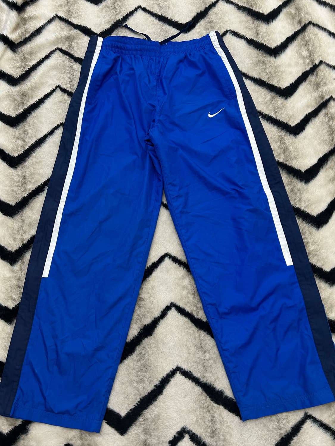[XL]나이키90s 사이드 지퍼 나일론 팬츠/블루 상품이미지2