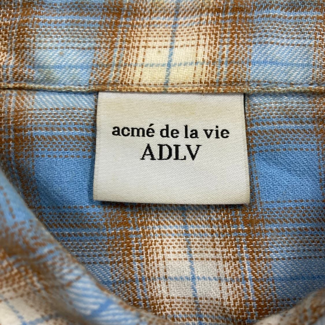 아크메드라비 믹스 컬러 스펠아웃 체크 셔츠 상품이미지5