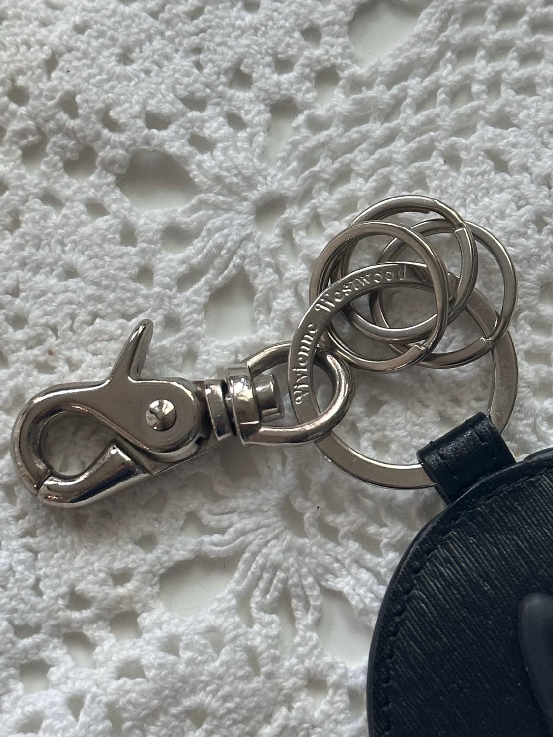 비비안웨스트우드 3D ORB 레더 (블랙) 키링, 키홀더,차키 상품이미지2