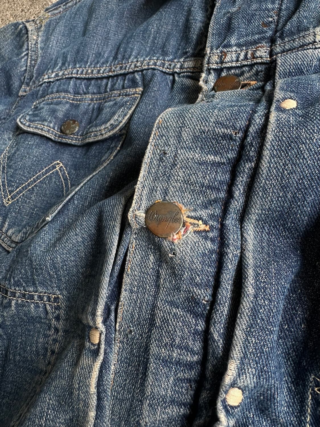 50s 60s Wrangler 111MJ Denim Jacket 상품이미지6