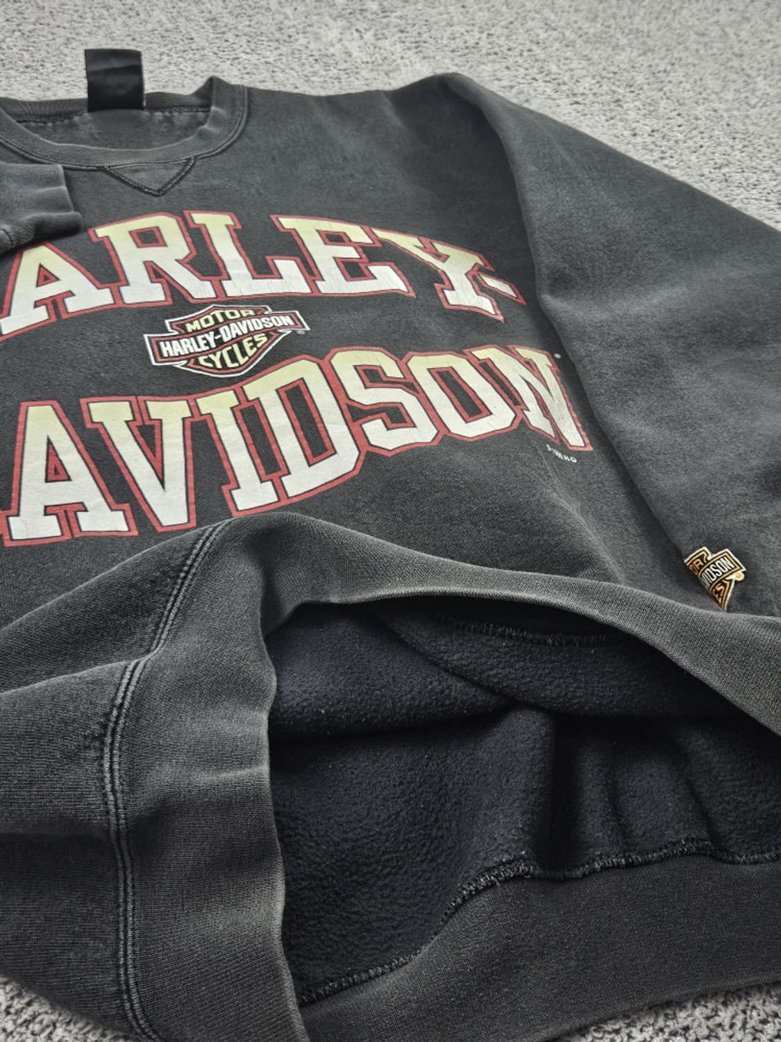 90's 할리데이비슨 페이드프린팅 맨투맨 ( L ) / 10242 상품이미지8