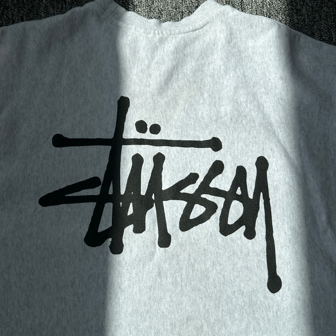 스투시 베이직 멜란지 빅로고 맨투맨 상품이미지6