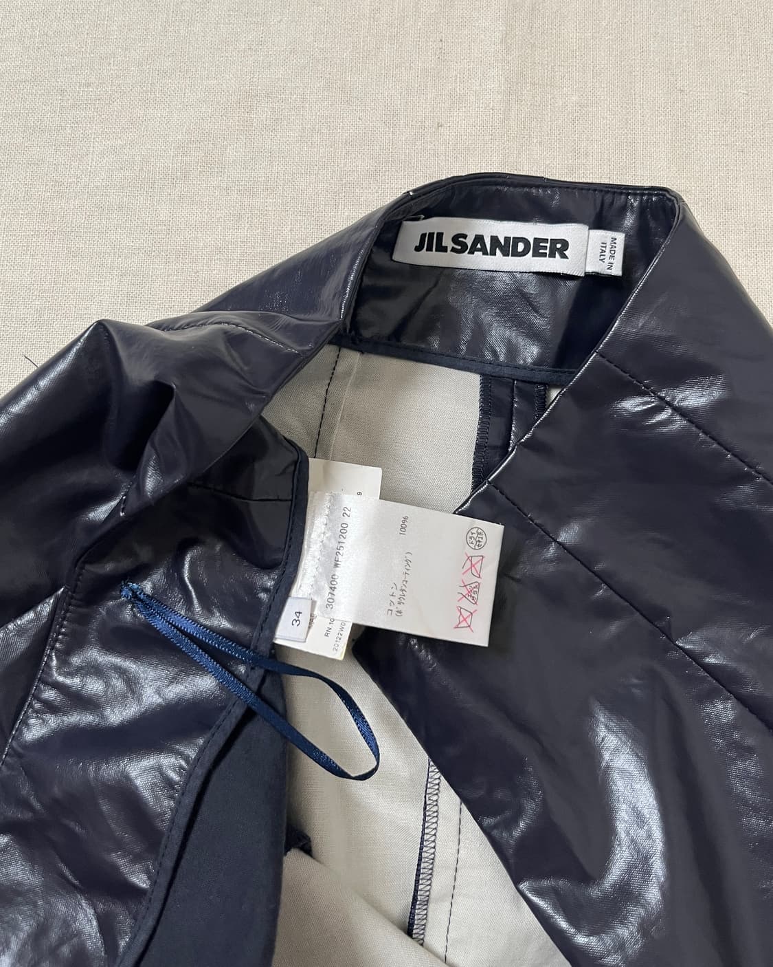 질샌더 폴리우에탄 코팅 와이드 팬츠 jil sander  상품이미지7