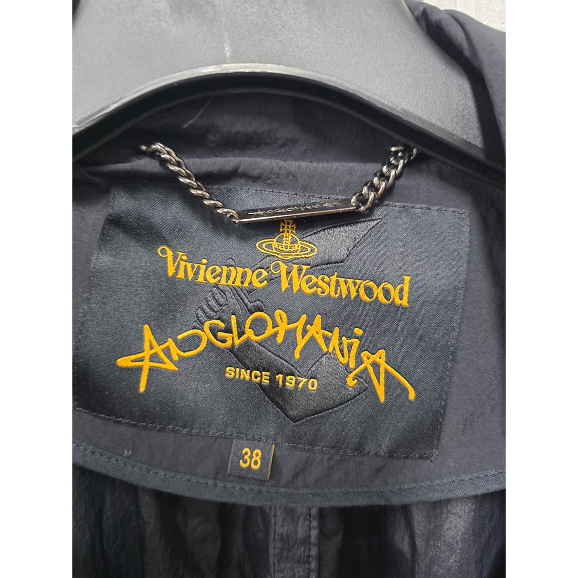 택포// M 비비안웨스트우드 블랙 코트  상품이미지2