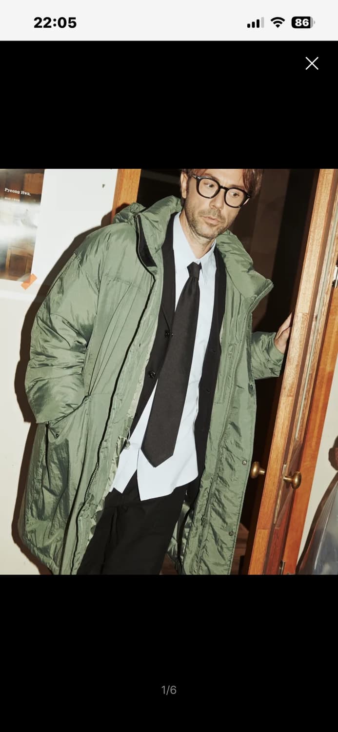 [새상품] 휠라 카키 롱패딩 L 상품이미지1