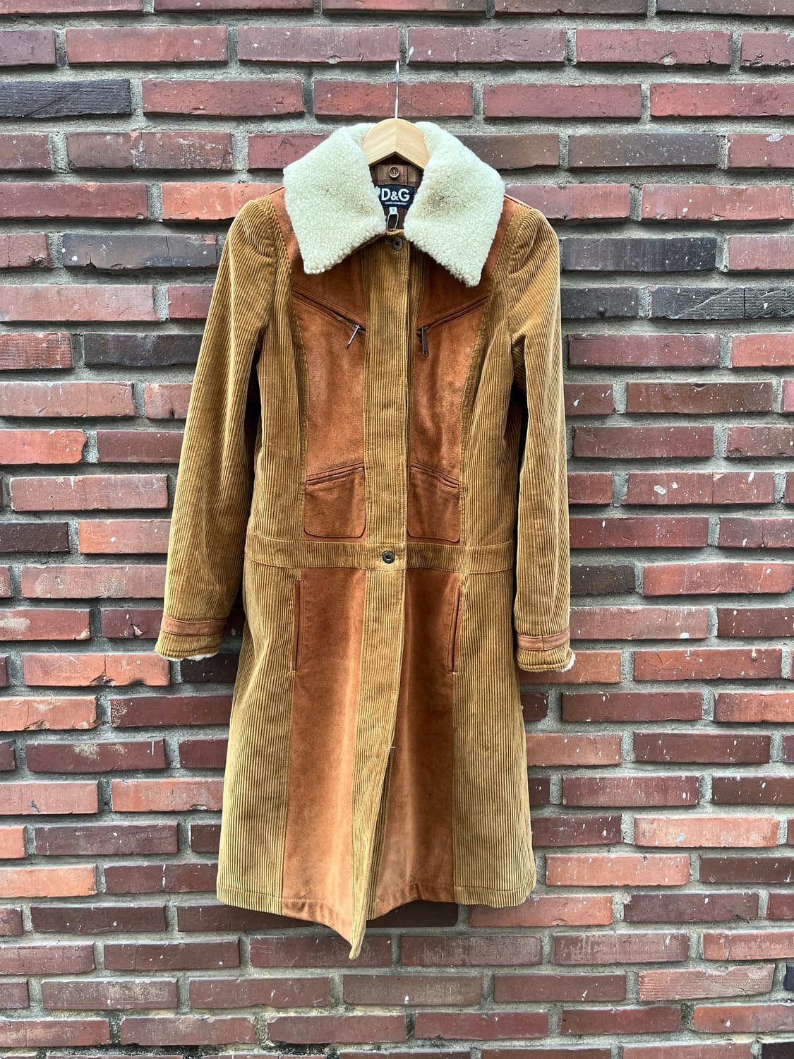 00s 돌체앤가바나 코듀로이 롱자켓 상품이미지1