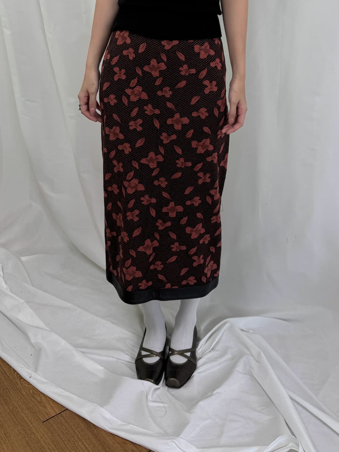 진태옥 프랑소와즈 니트 롱치마 상품이미지1