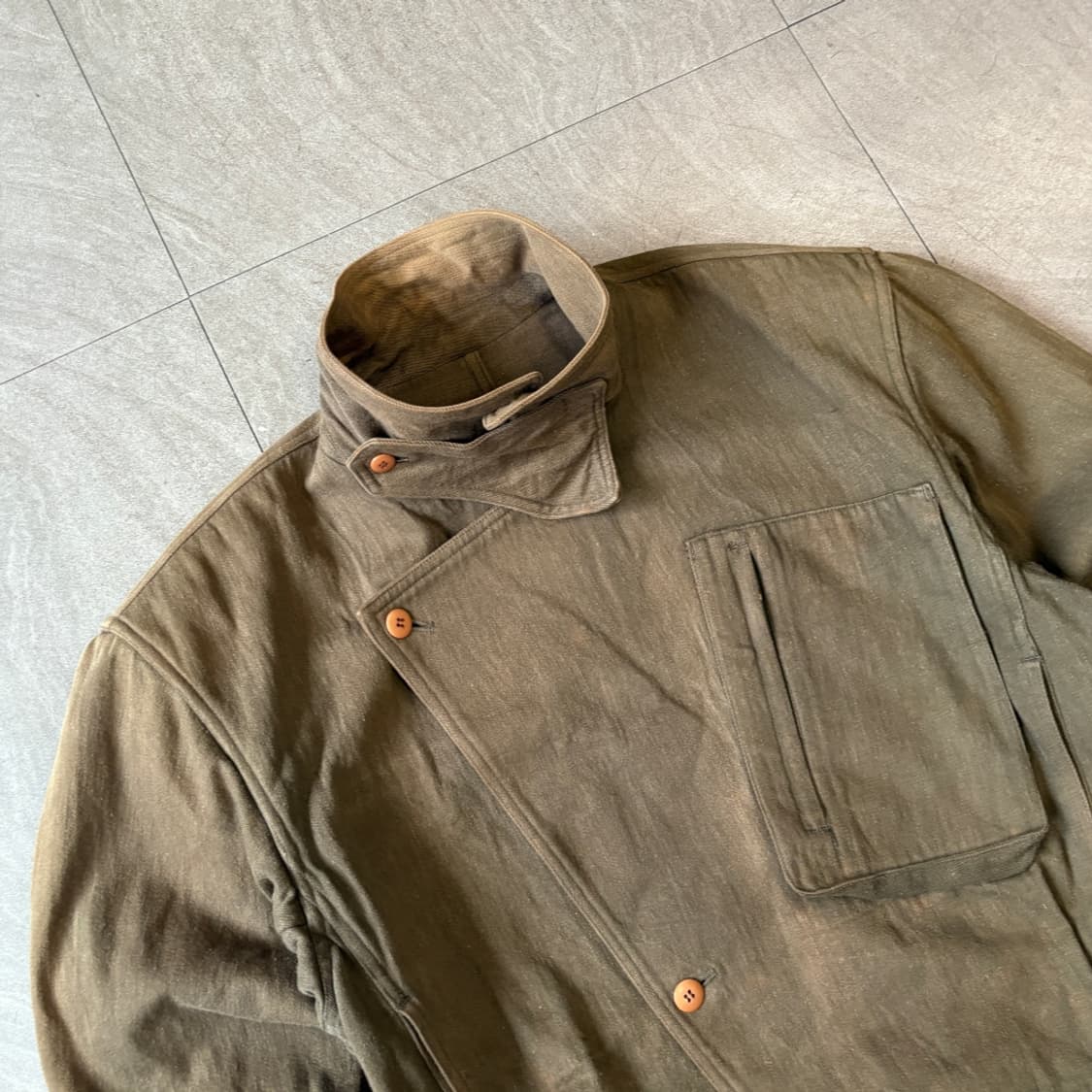 90s 90년대 생산 이세이미야케 트윌 코튼 자켓 상품이미지10