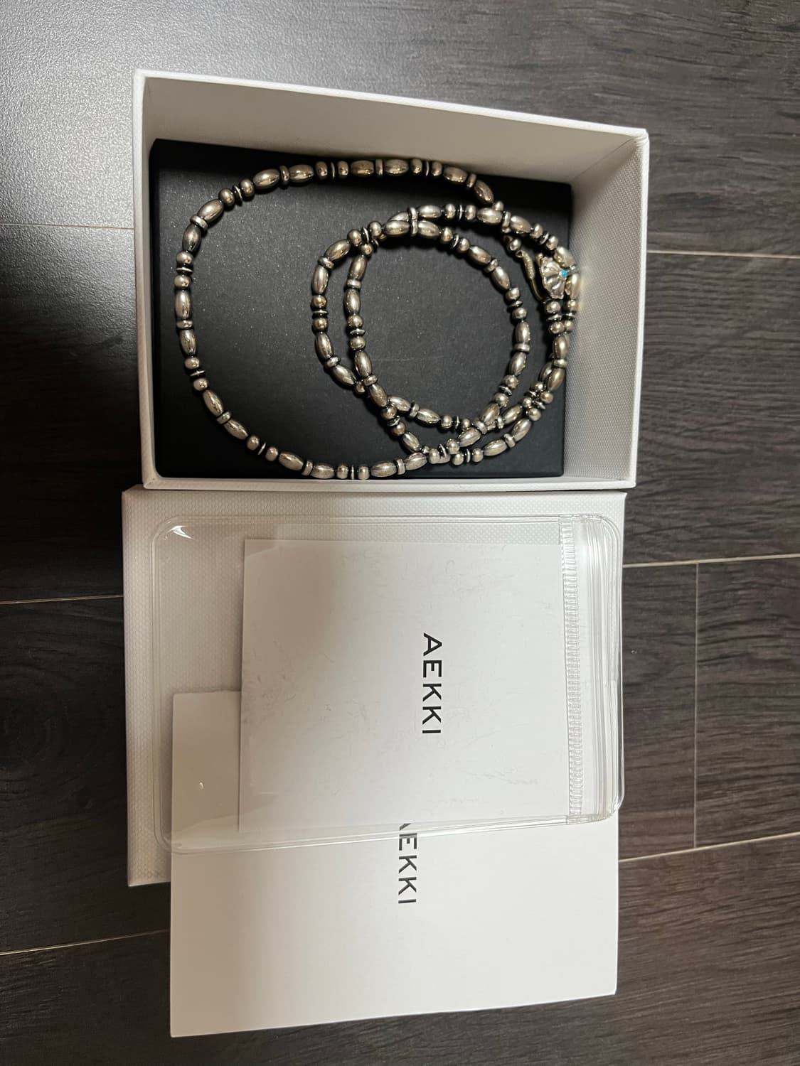 애끼 콘초 코드원석목걸이 상품이미지1