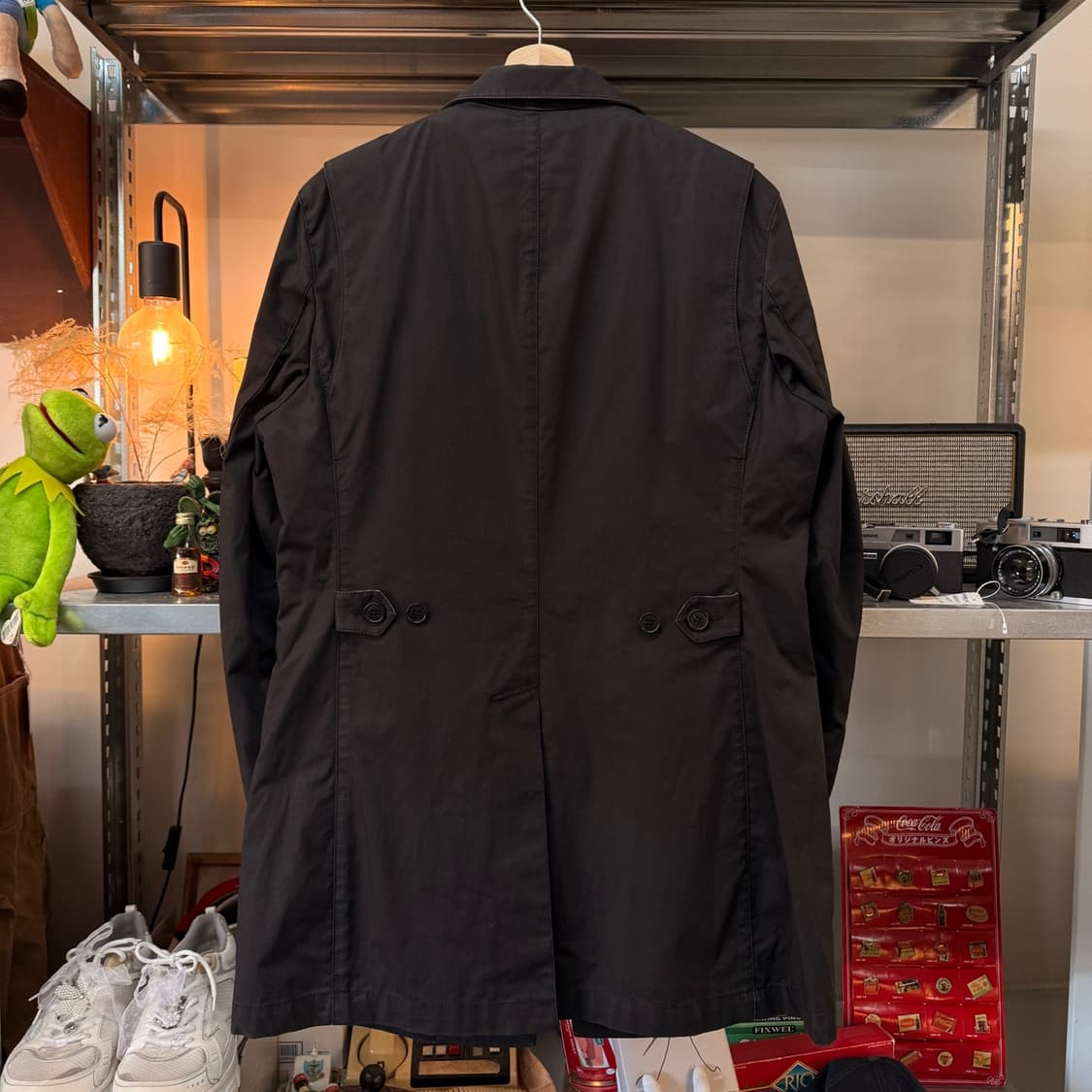 타케코 키쿠치 드레시 유럽 무드 손목 벨티드 중기장 자켓 코트 상품이미지5