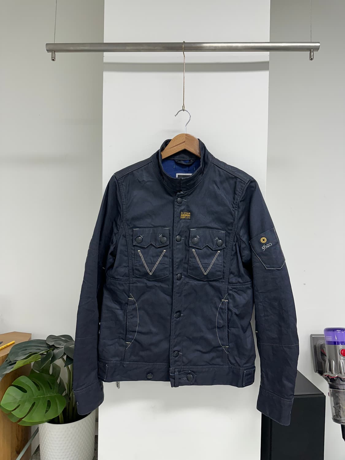 G-STAR RAW 지스타 로우 코티드 모터 자켓 상품이미지1