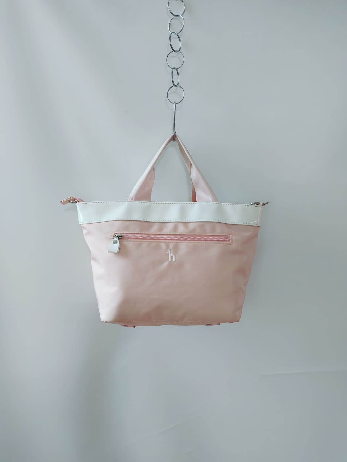 HAZZYS GOLF 헤지스골프 연핑크 나일론 만두(토트)백 상품이미지2