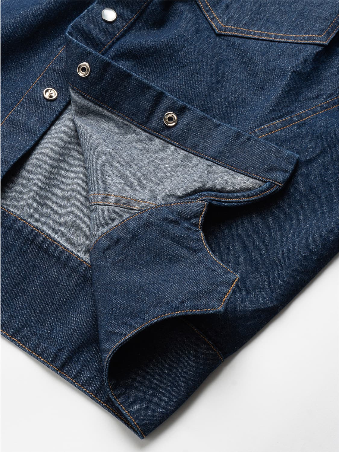 SS23 / WASHED CORSET DENIM SHIRTS/ M 상품이미지5
