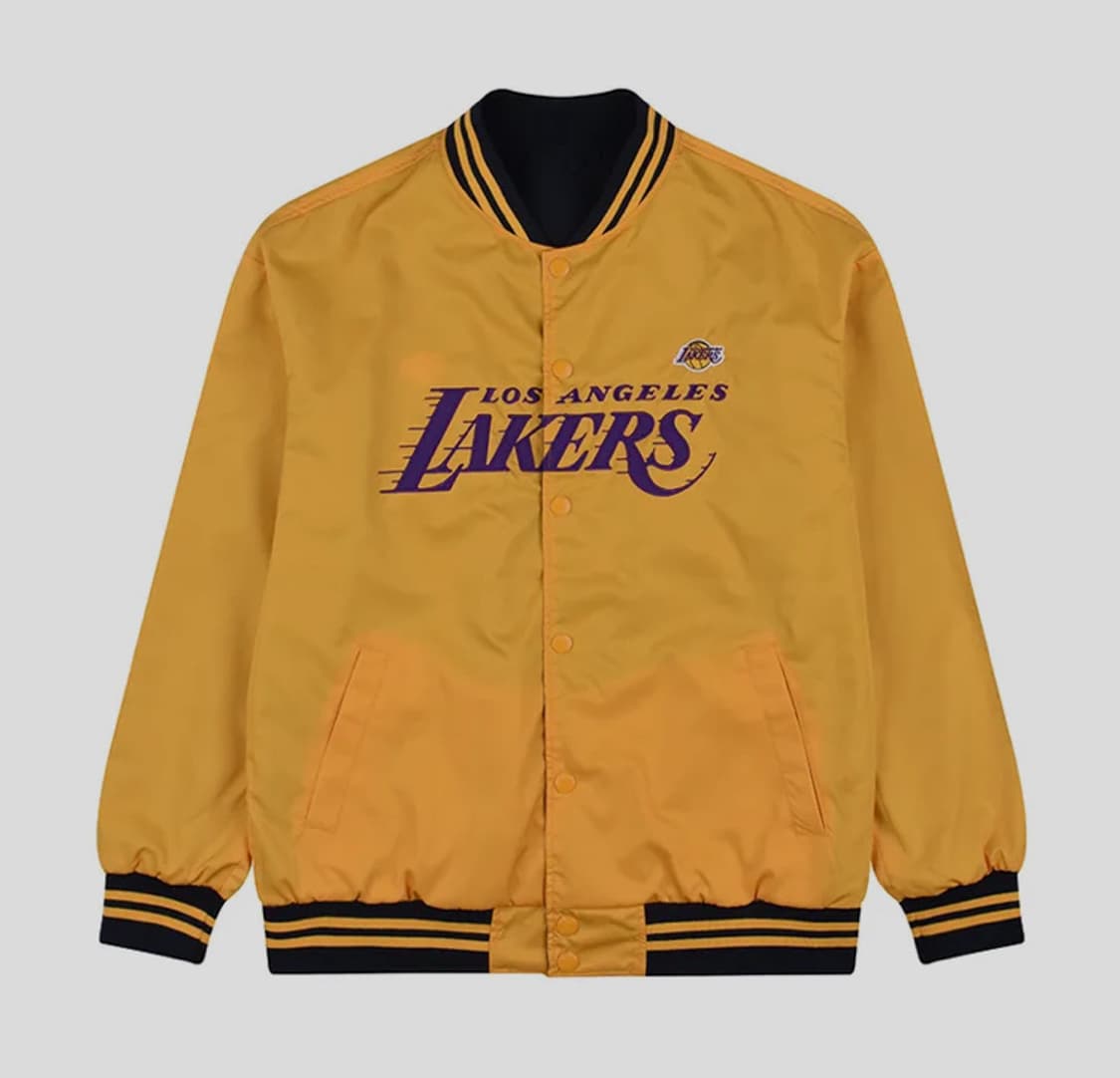 LA레이커스 리버시블 바시티 자켓 lakers 상품이미지1