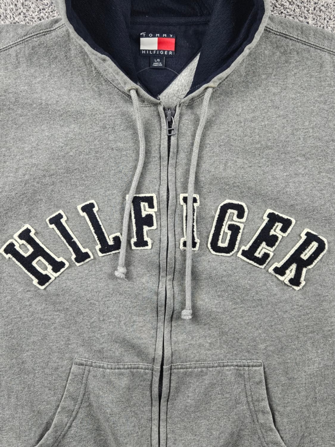 타미힐피거 부클 스펠아웃 스웻 후드집업 ( L ) / 11319 상품이미지7