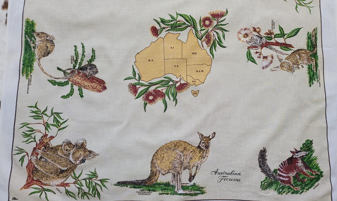 호주 빈티지 테이블보(92*83) 상품이미지2