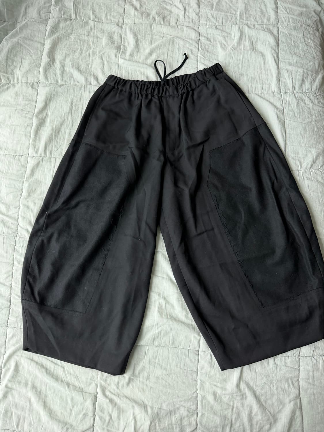 꼼데가르송 블랙 벌룬 팬츠 L 상품이미지2