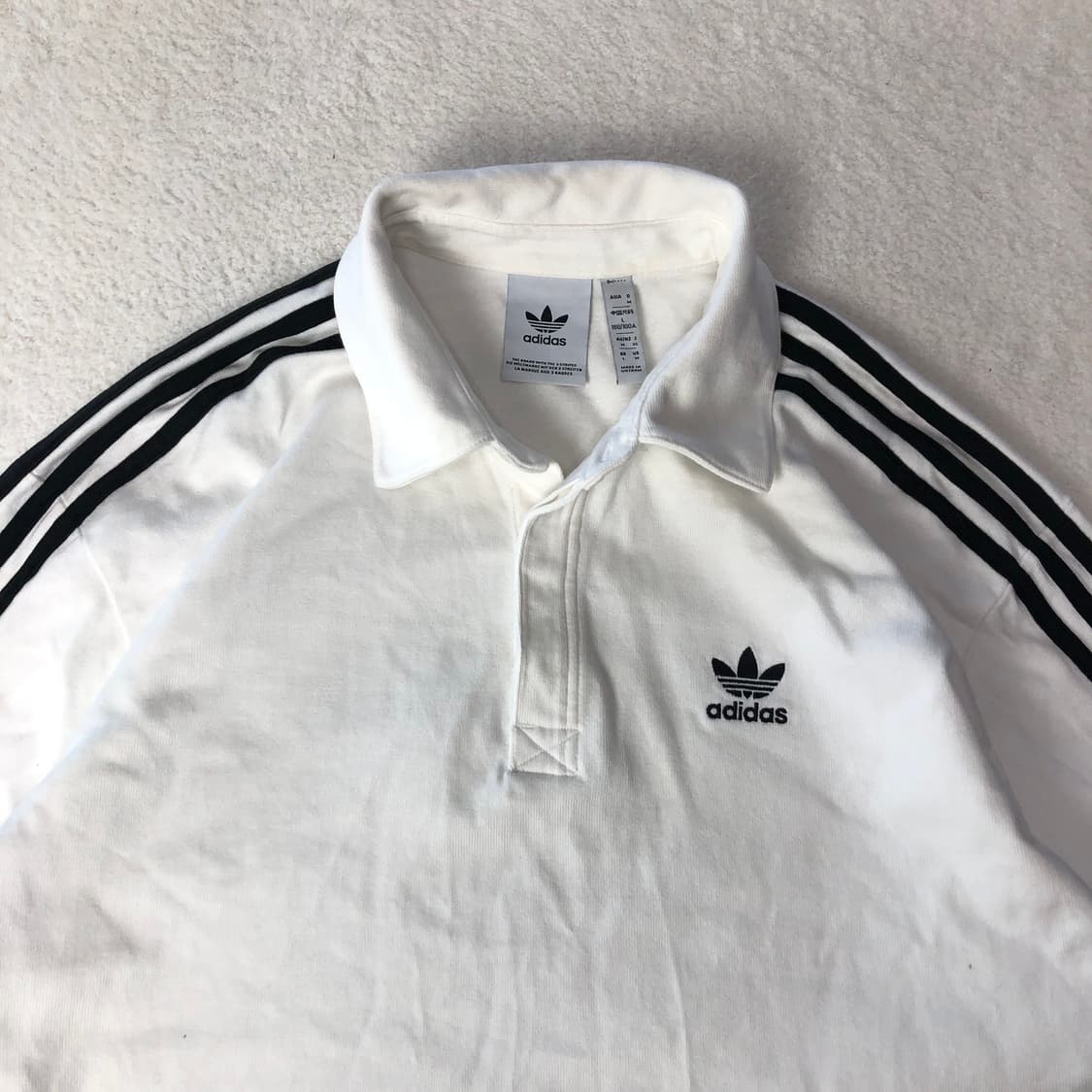 아디다스 화이트 카라 롱슬리브 상품이미지4