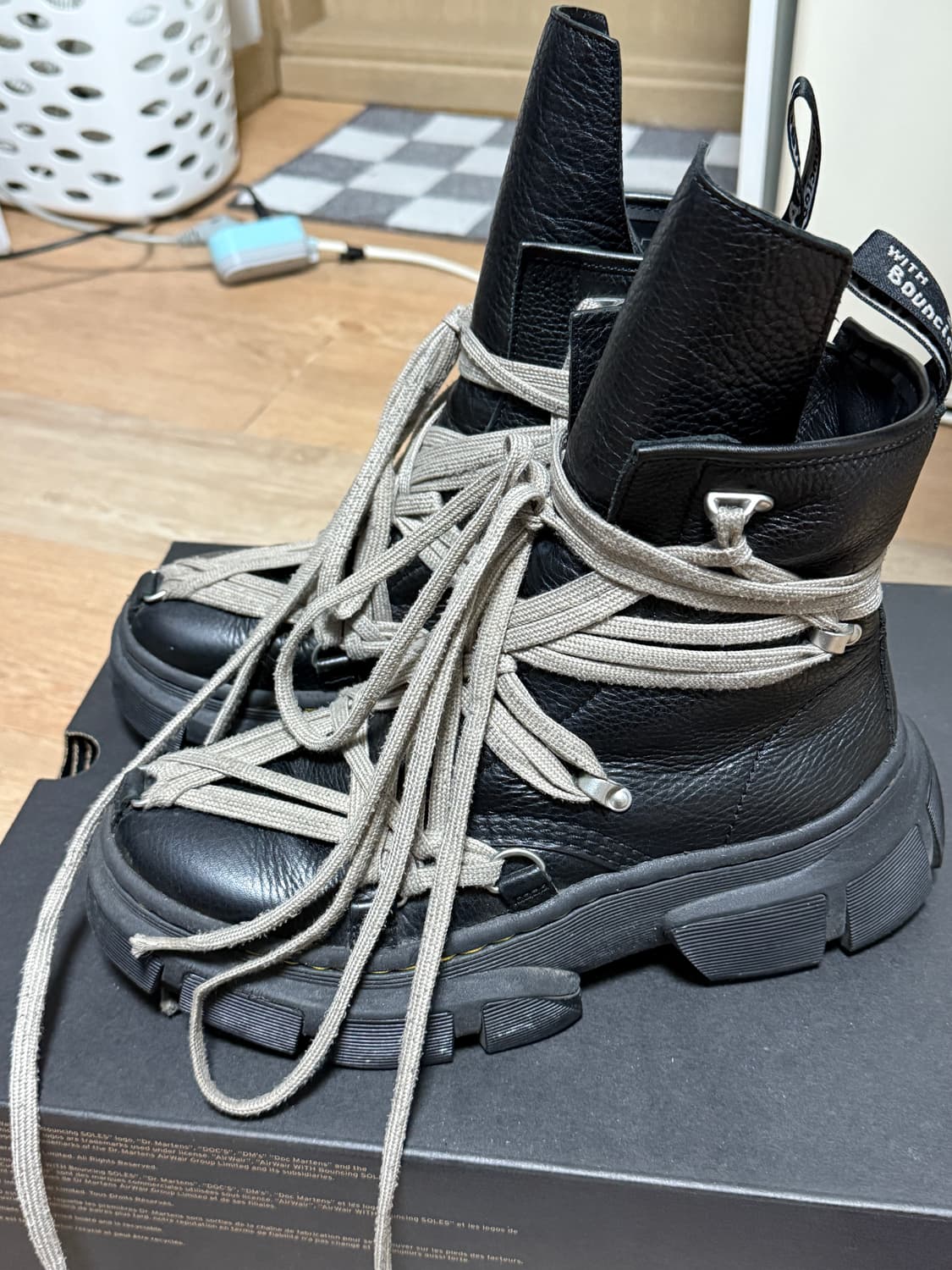 닥터마틴x릭오웬스 1460 메가레이스 41size, UK 7 상품이미지4
