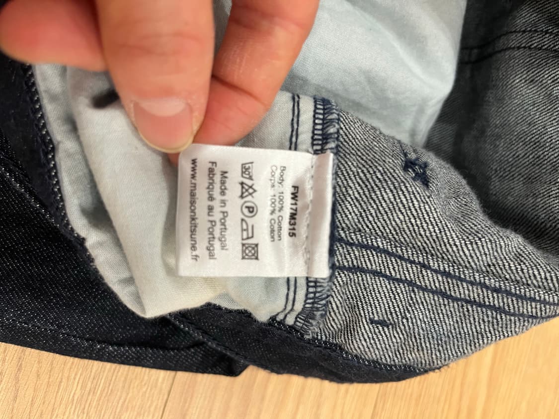 메종키츠네 데님 남자 28  상품이미지6