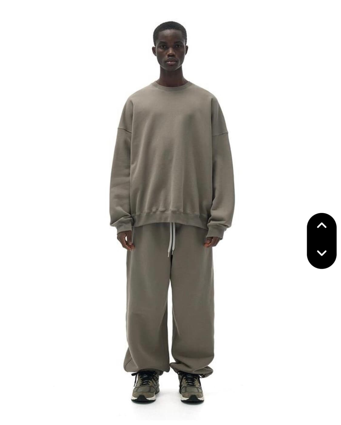 2사이즈) 모이프 배기스웻셔츠+오버밀스웻팬츠 셋트  상품이미지1