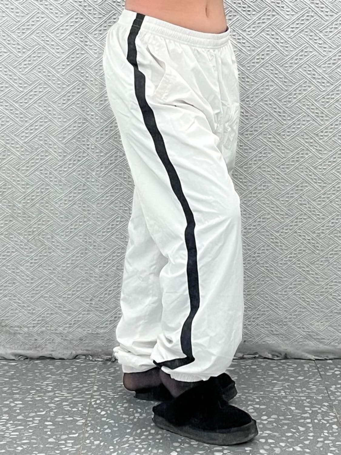 나이키 빈티지 00's 화이트 블랙 사이드라인 트랙팬츠 XL C07874 상품이미지2