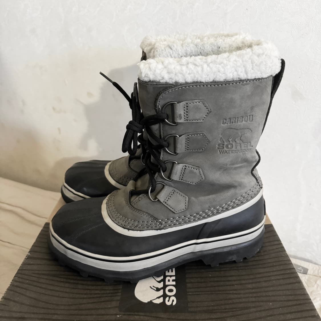 [240] 소렐 카리부 캠핑 낚시 등산 글래핑 레져 부츠 방한화 USA7 상품이미지3
