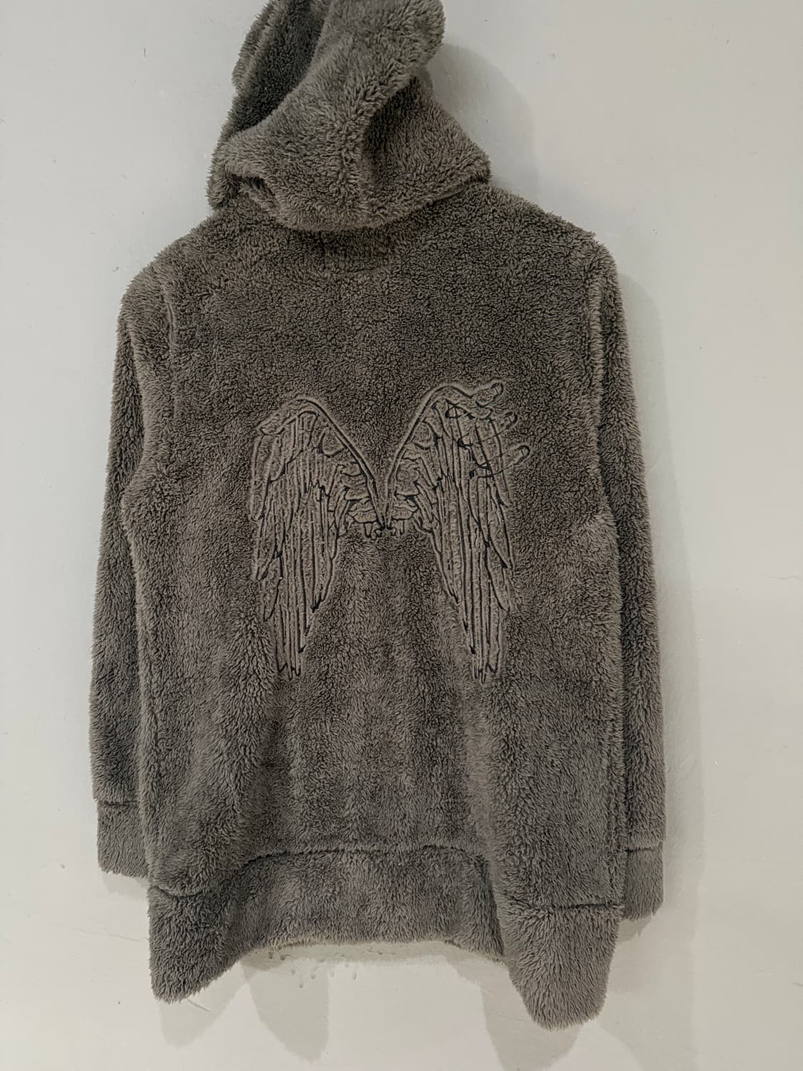 Glad news back wings fleece hood zip-up 상품이미지8