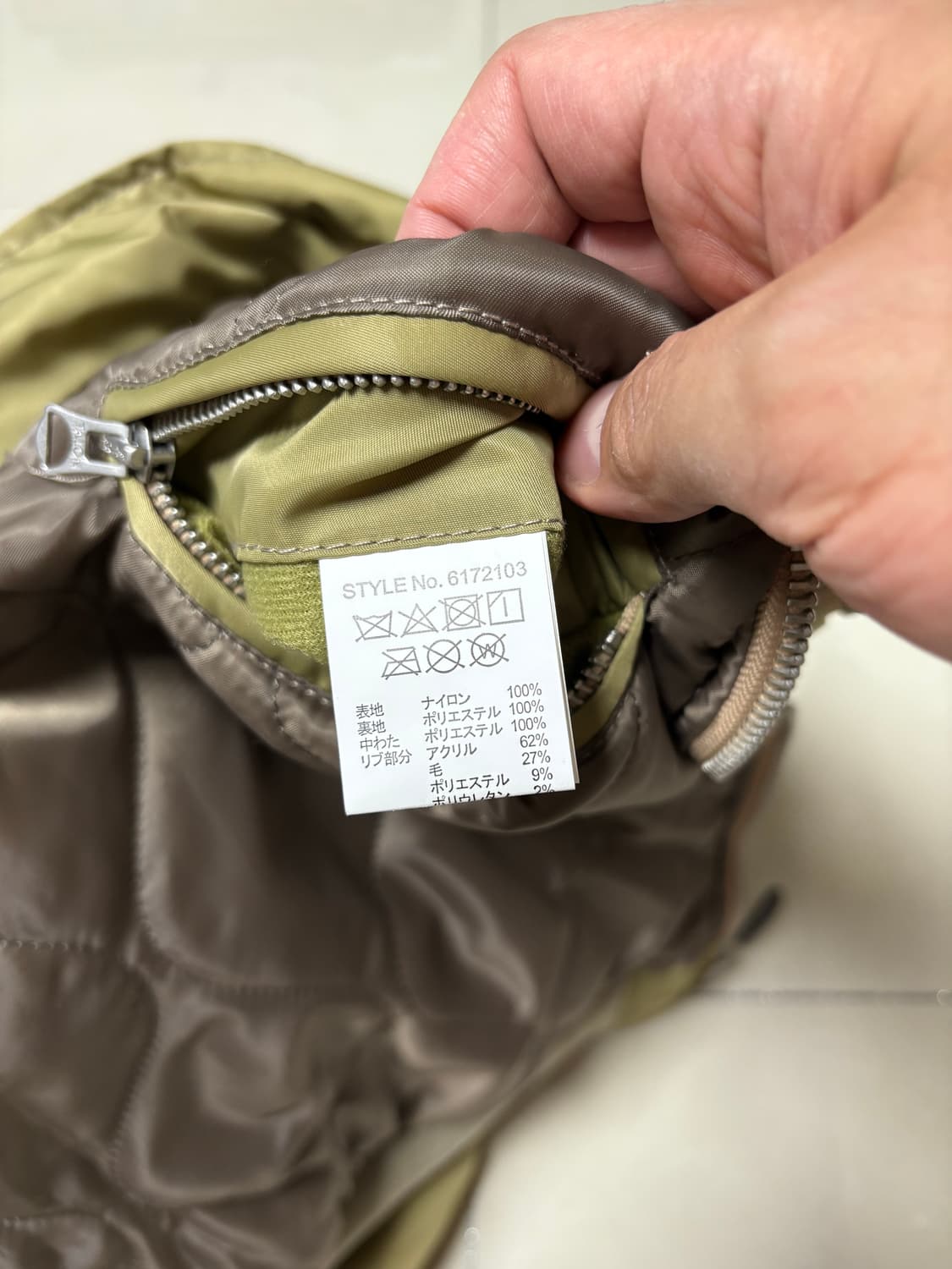 SCHOTT.NYC 쇼트 스포츠웨어 플라이트자켓(L-XL) 상품이미지5