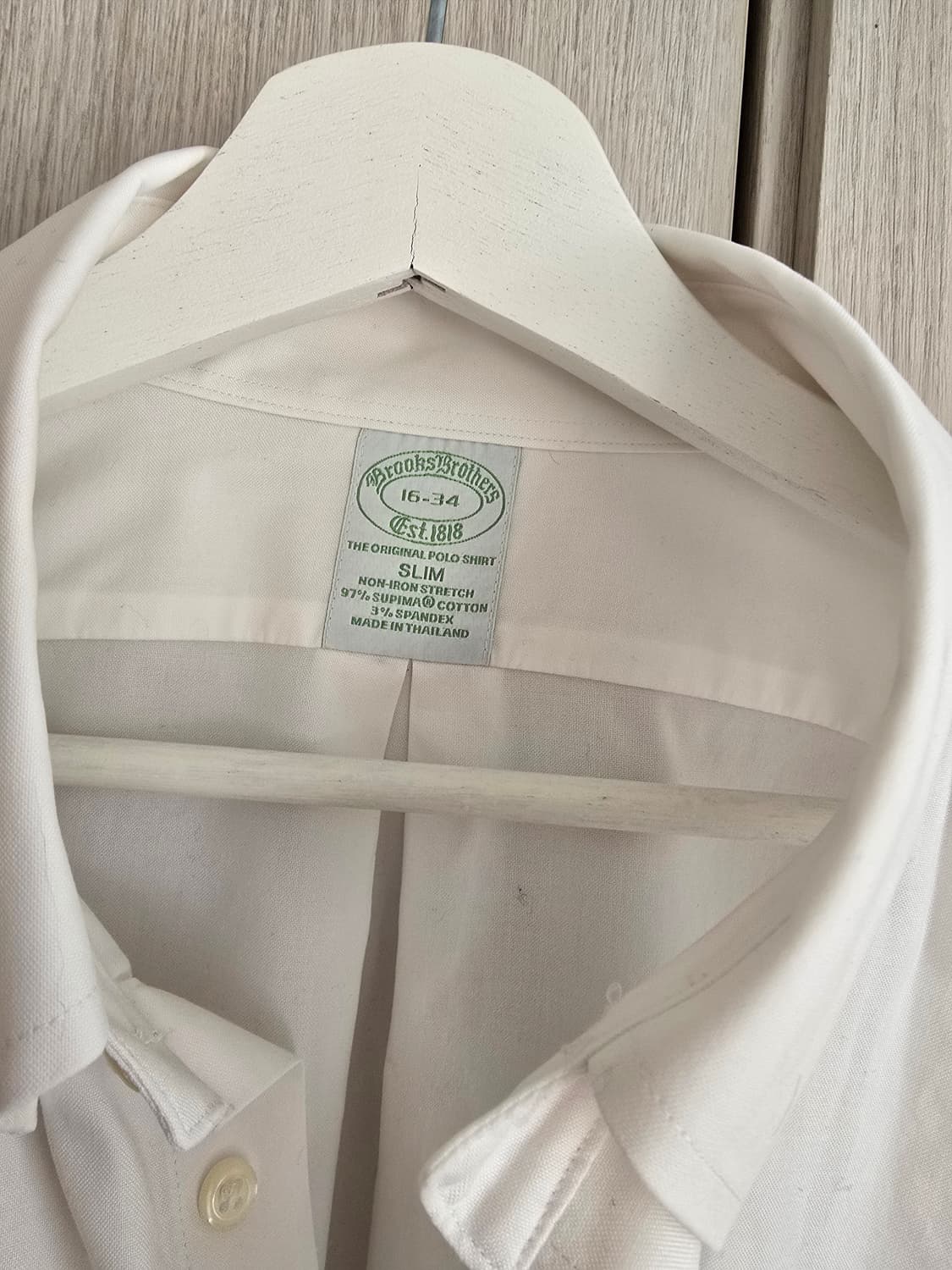 브룩스브라더스 수피마 논아이론 옥스포드 셔츠 16-34 상품이미지3