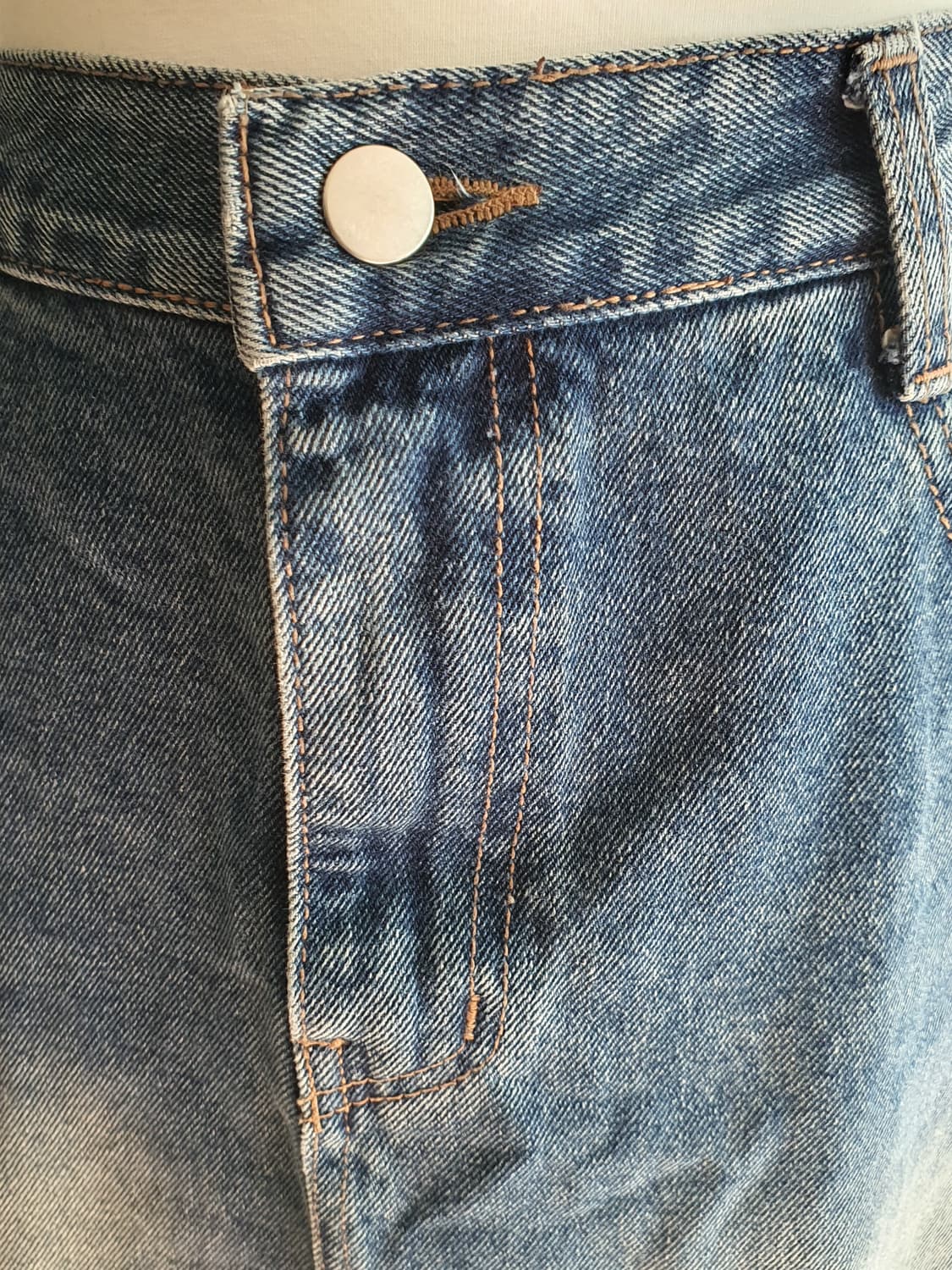 [빈티지] 청 데님 롱 스커트 상품이미지3