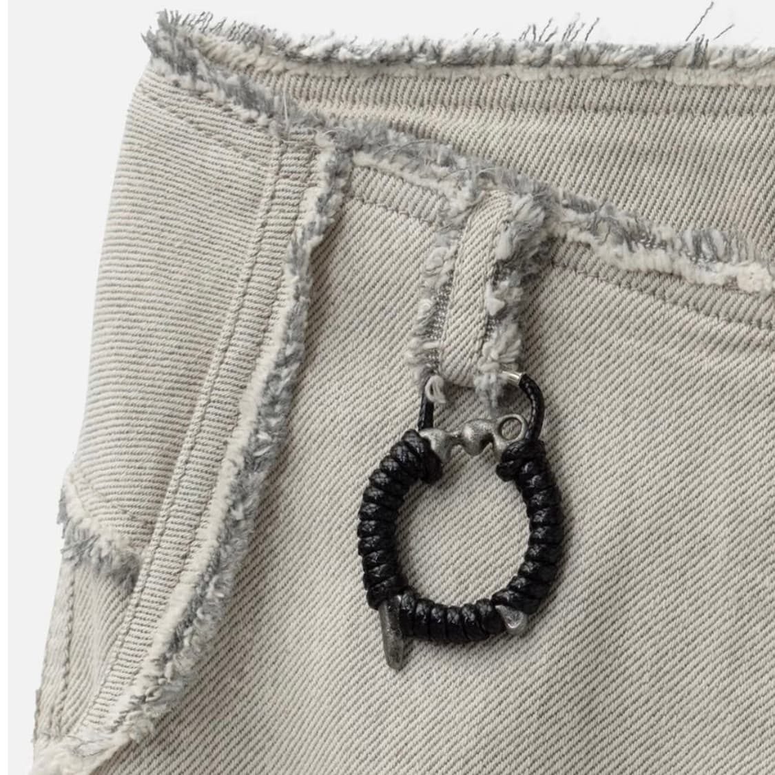 혜인서 애쉬그레이 로우라이즈 데님 팬츠 상품이미지3