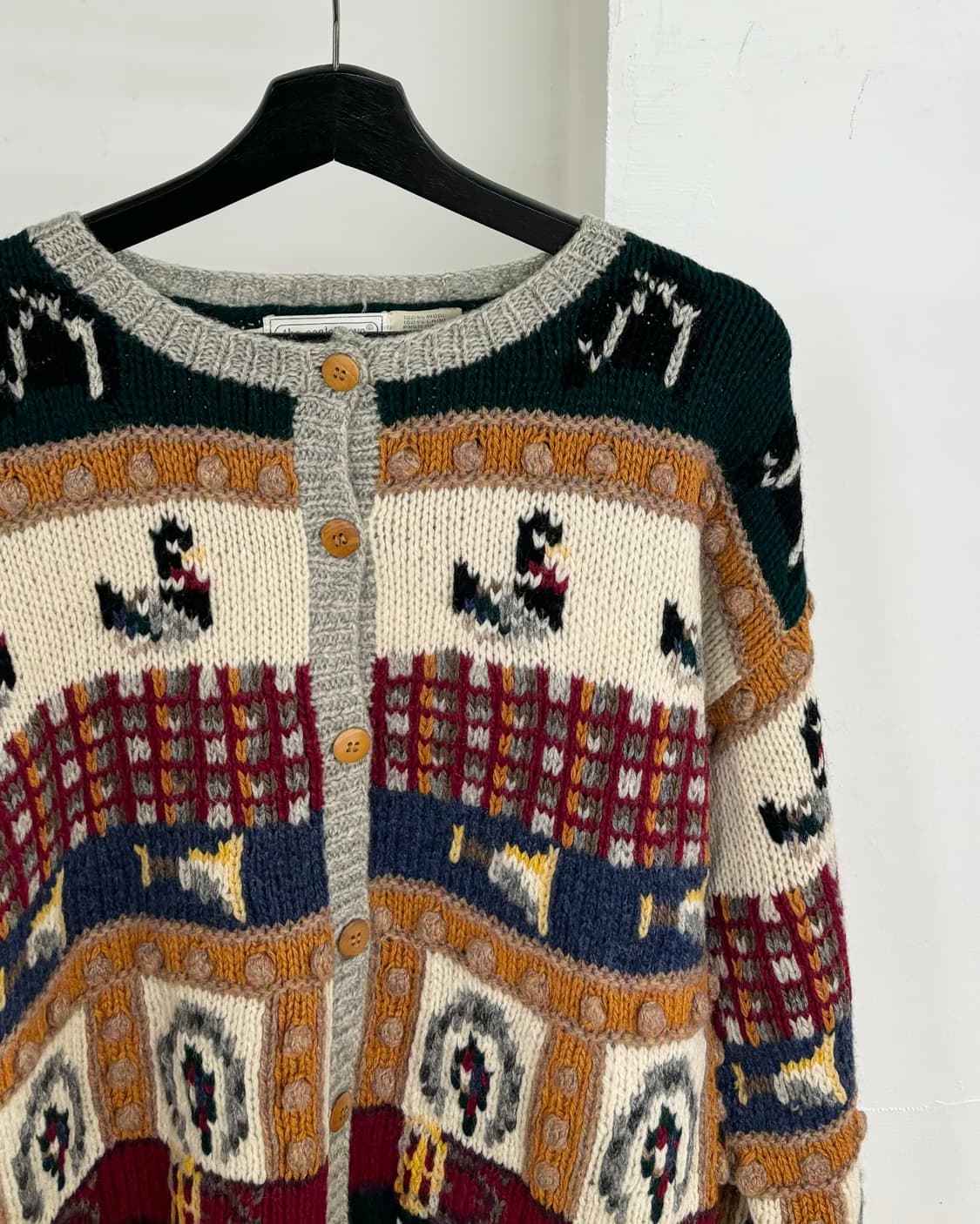 디 이글스 아이 노벨티 핸드 니트 가디건 상품이미지4