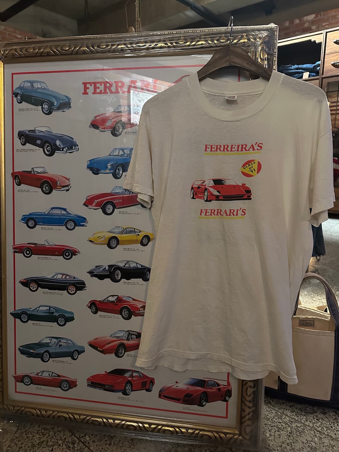 90s USA Vintage Ferrari T Shirt 상품이미지1