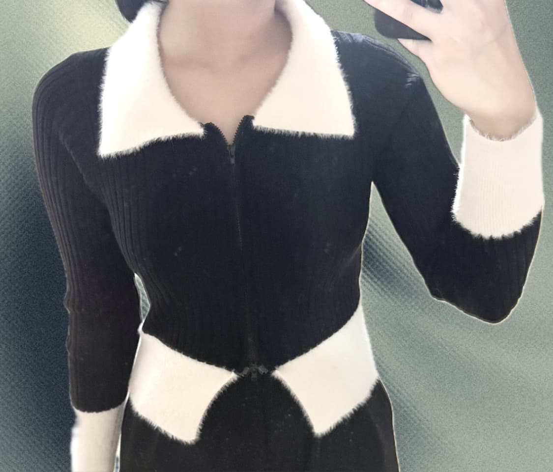 앙고라 포인트 카라 티셔츠 상품이미지3