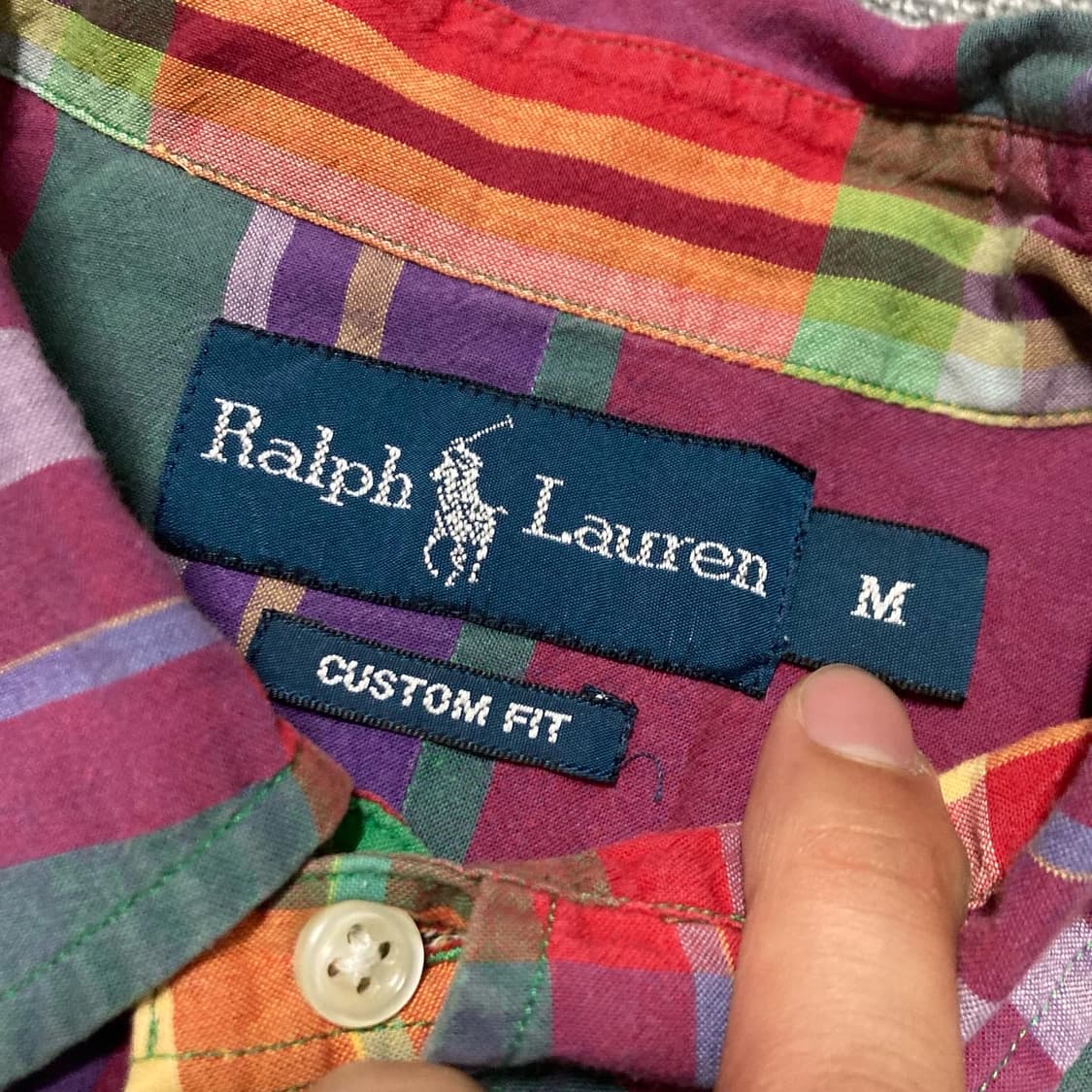 [M] 폴로랄프로렌 빈티지 체크 셔츠 상품이미지4
