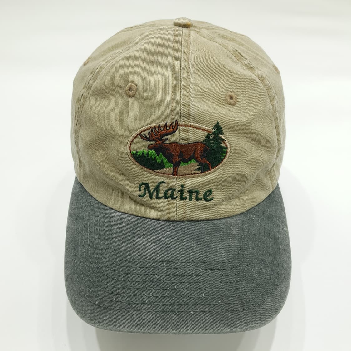 빈티지 Maine Moose 워시드 투톤 볼캡 P1932 상품이미지3