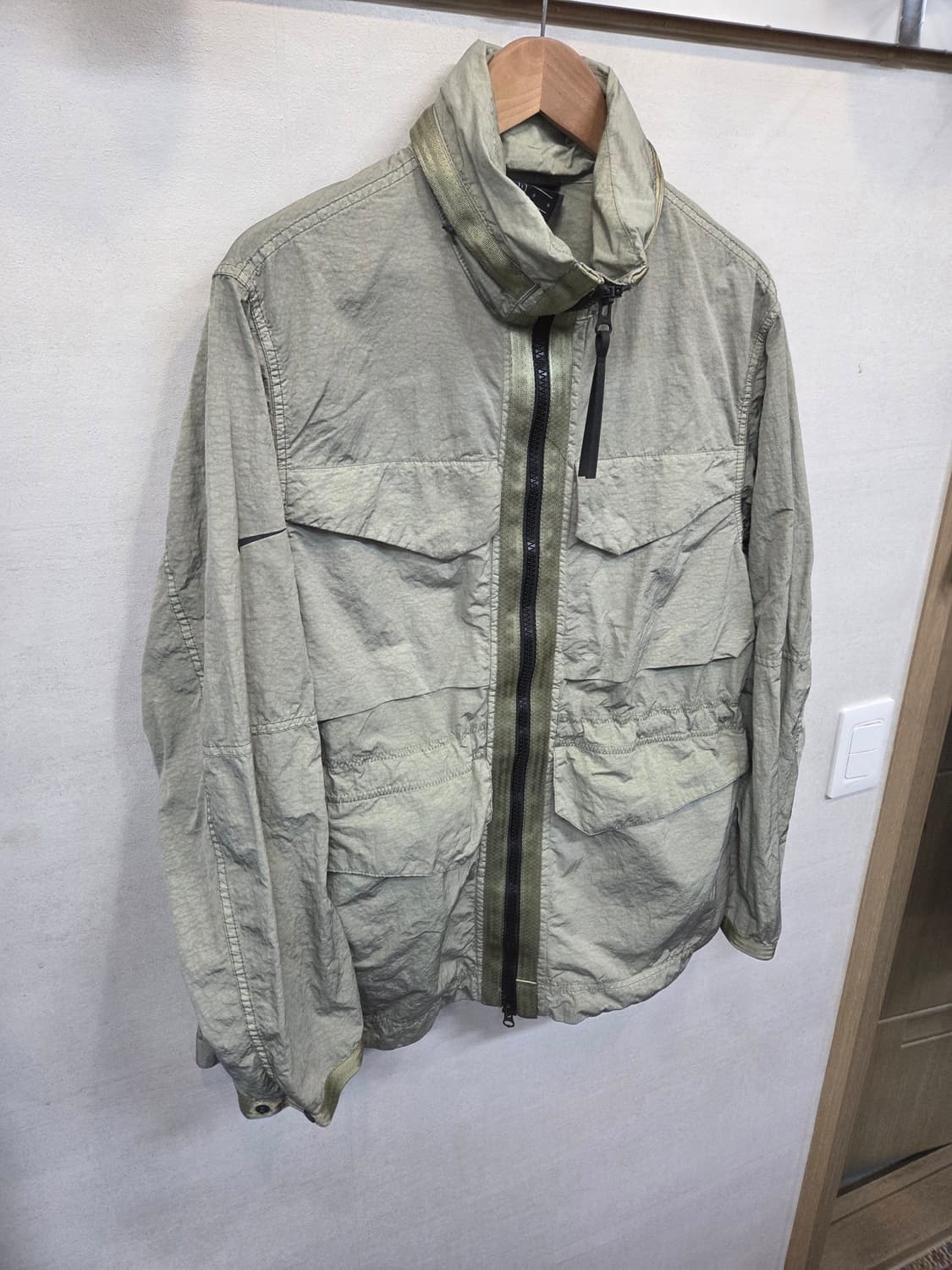 나이키 테크팩 하이 덴시티 m65 우븐자켓 제이드 스톤 L 상품이미지7