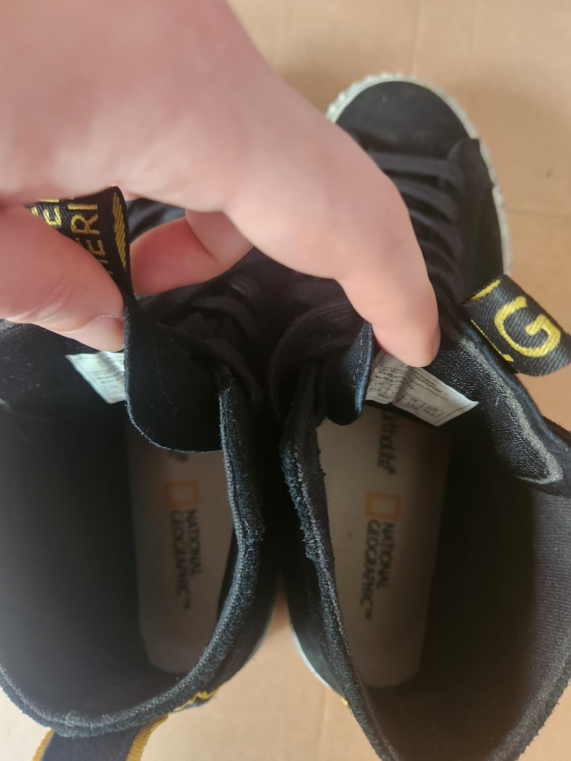 내셔널지오그래픽 블랙 하이탑 스니커즈 270 상품이미지5