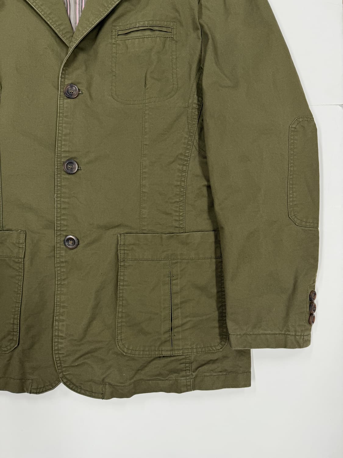 빈티지 카키 하프자켓 상품이미지2