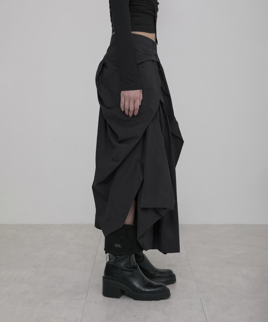 Flareup 플레어업 드레이프 레이어드 스커트 상품이미지3