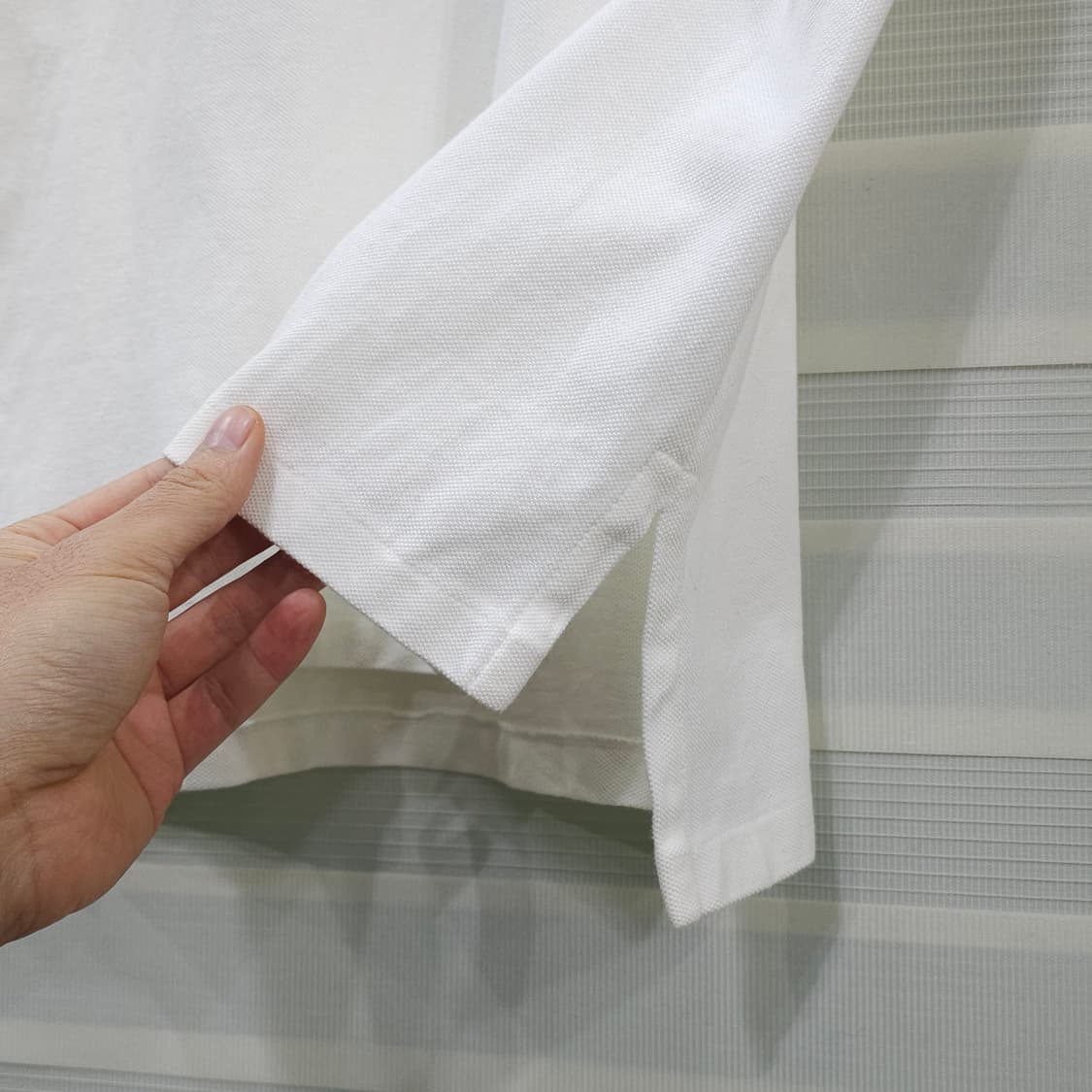 폴로 랄프로렌 화이트 반팔 카라티- L 상품이미지5