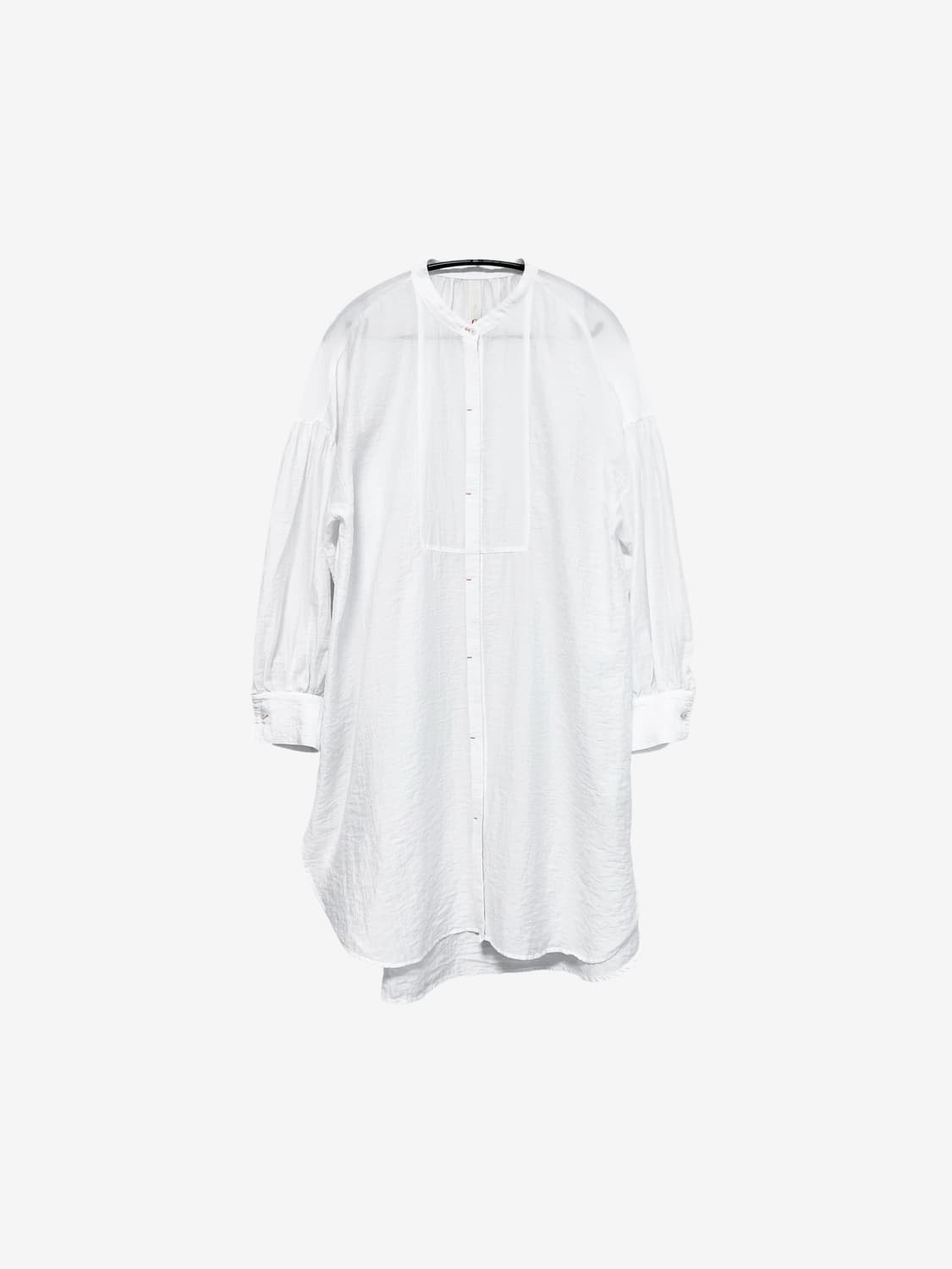 China Collar Long Shirt - White 상품이미지4