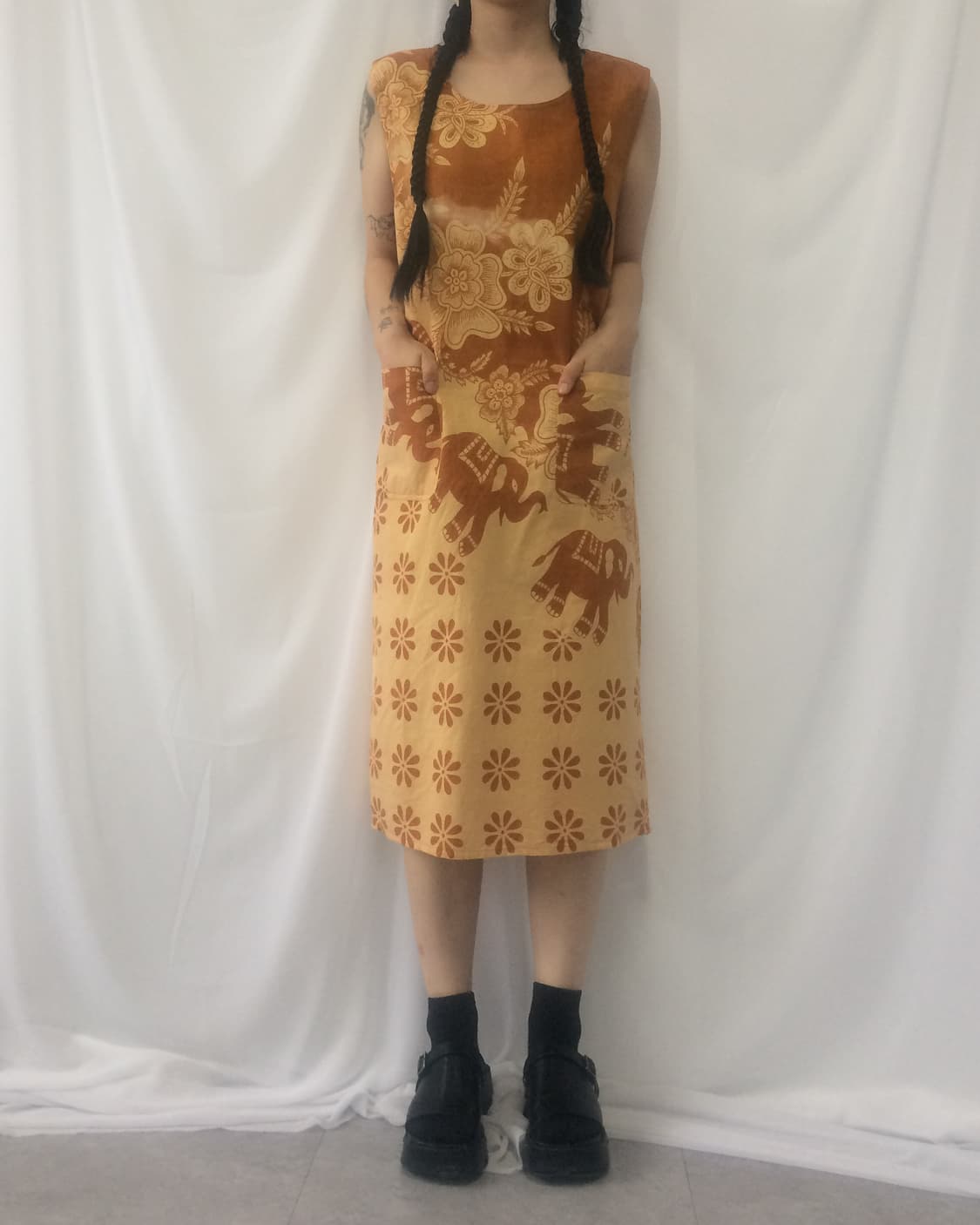 Ethnic pattern apron 상품이미지6