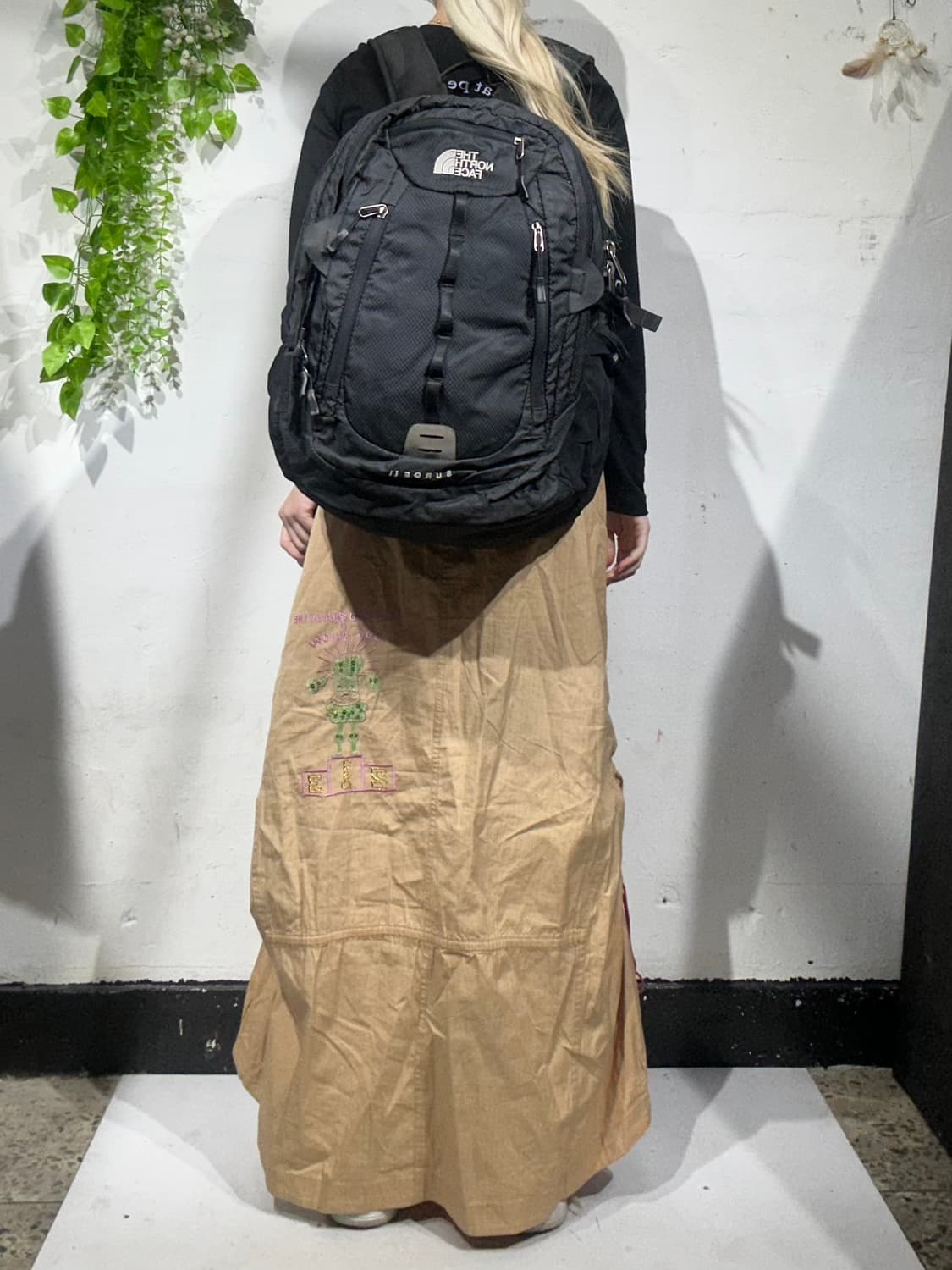 노스페이스 블랙 단종 모델 써지2 백팩 고프코어 가방  상품이미지3