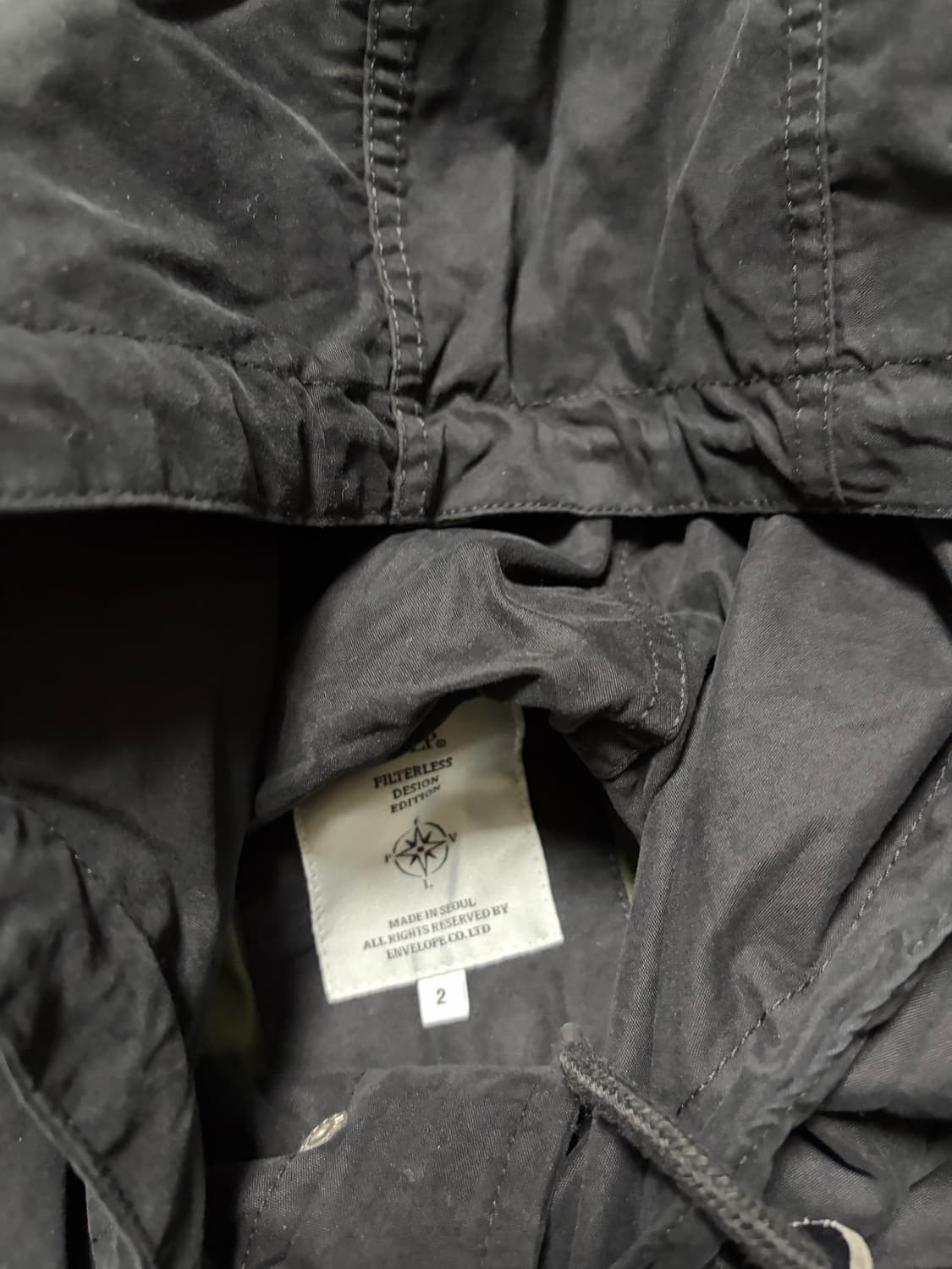 엔벨로프 모즈파카 블랙 2사이즈 판매 상품이미지2