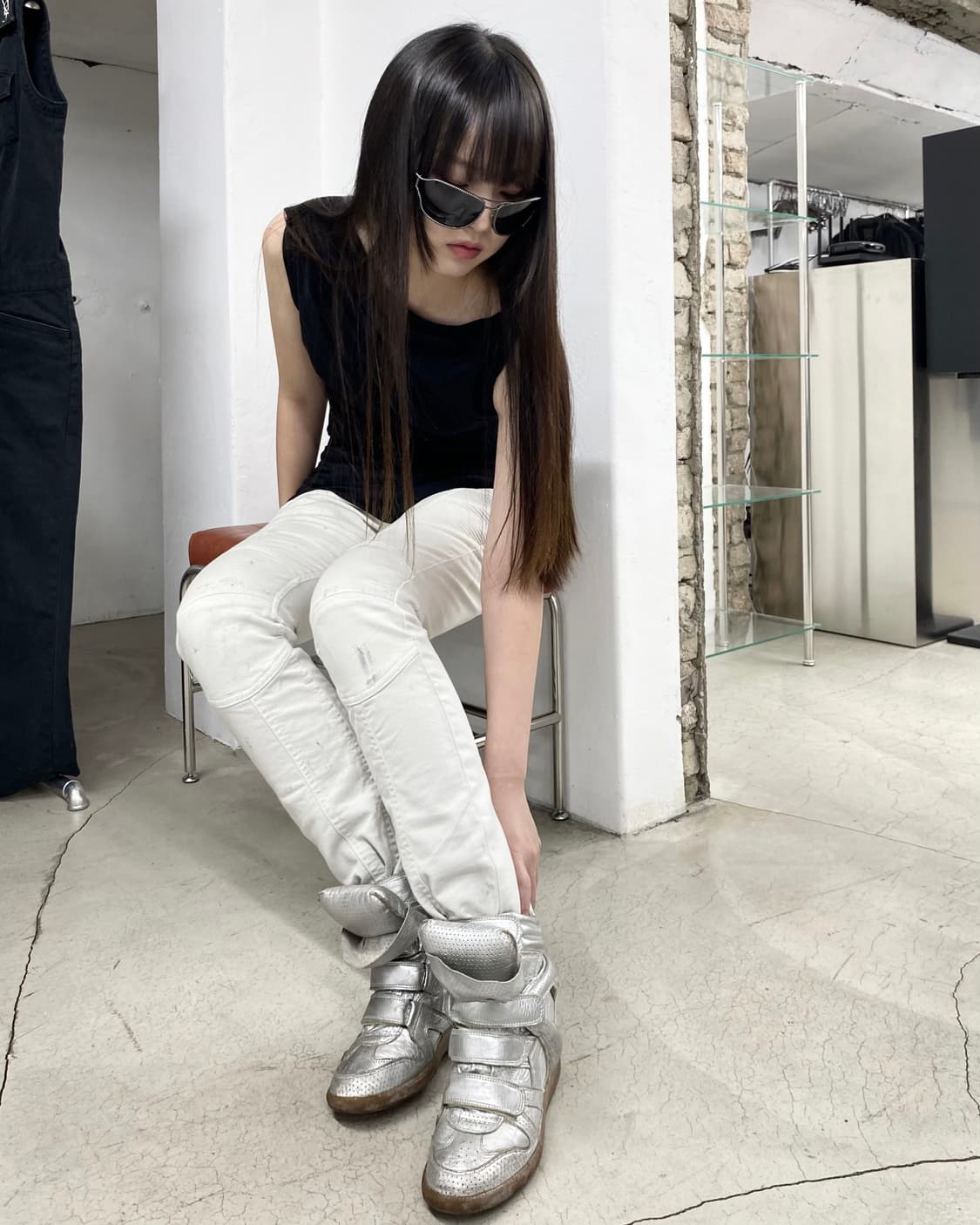 이자벨 마랑 베켓 실버 하이탑 상품이미지1